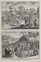 KG 11892
          <br/>
          Afgoderij: Peru, bewijs van laatste eer aan belangrijke Peruanen & begrafenis
          <br/>
          <em>Picart, Bernard (1673-1733)</em>